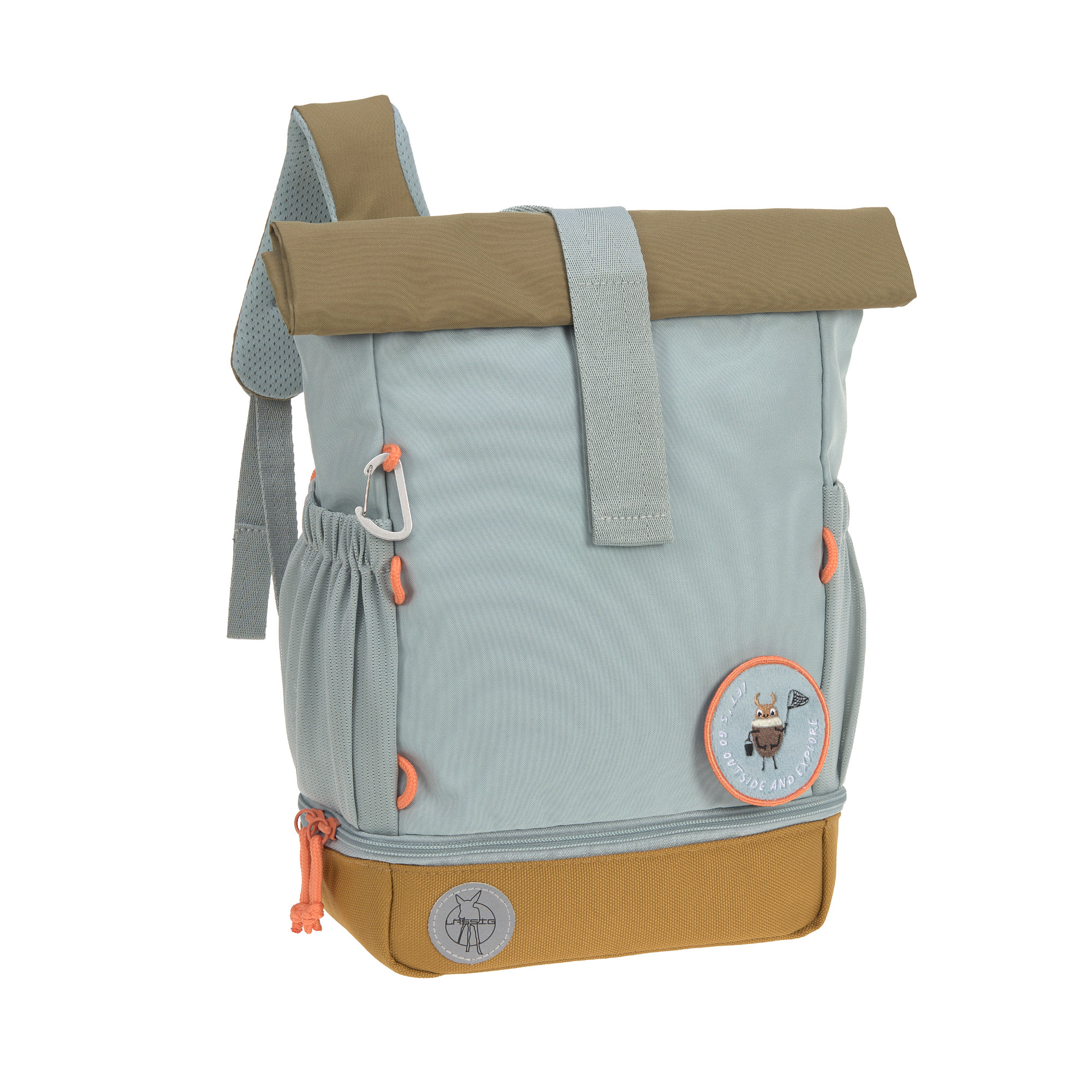 Lässig Mini Rolltop Backpack Nature light blue - 13
