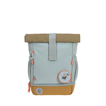 Lässig Mini Rolltop Backpack Nature light blue