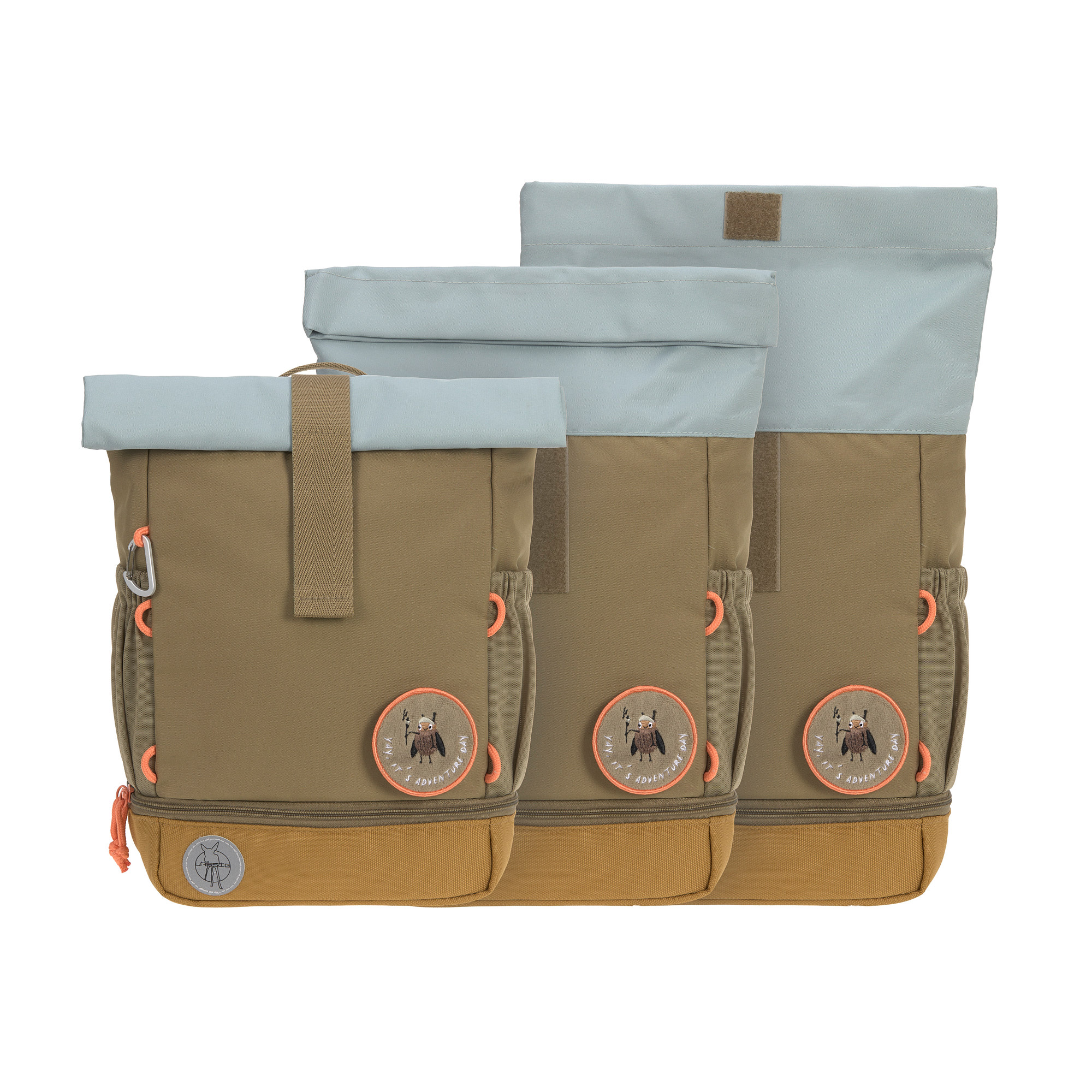 Lässig Mini Rolltop Backpack Nature olive - 10