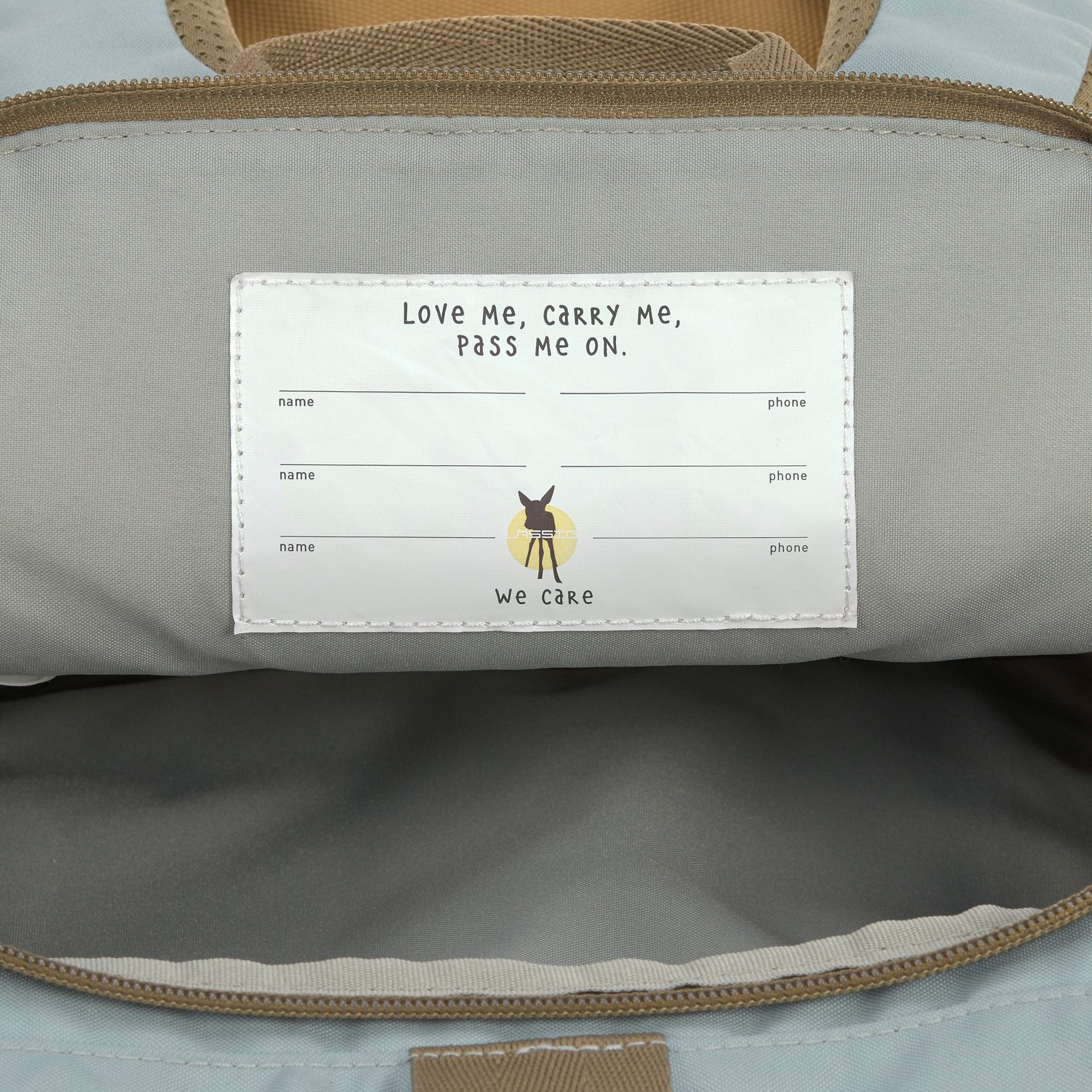 Lässig Mini Rolltop Backpack Nature olive - 11