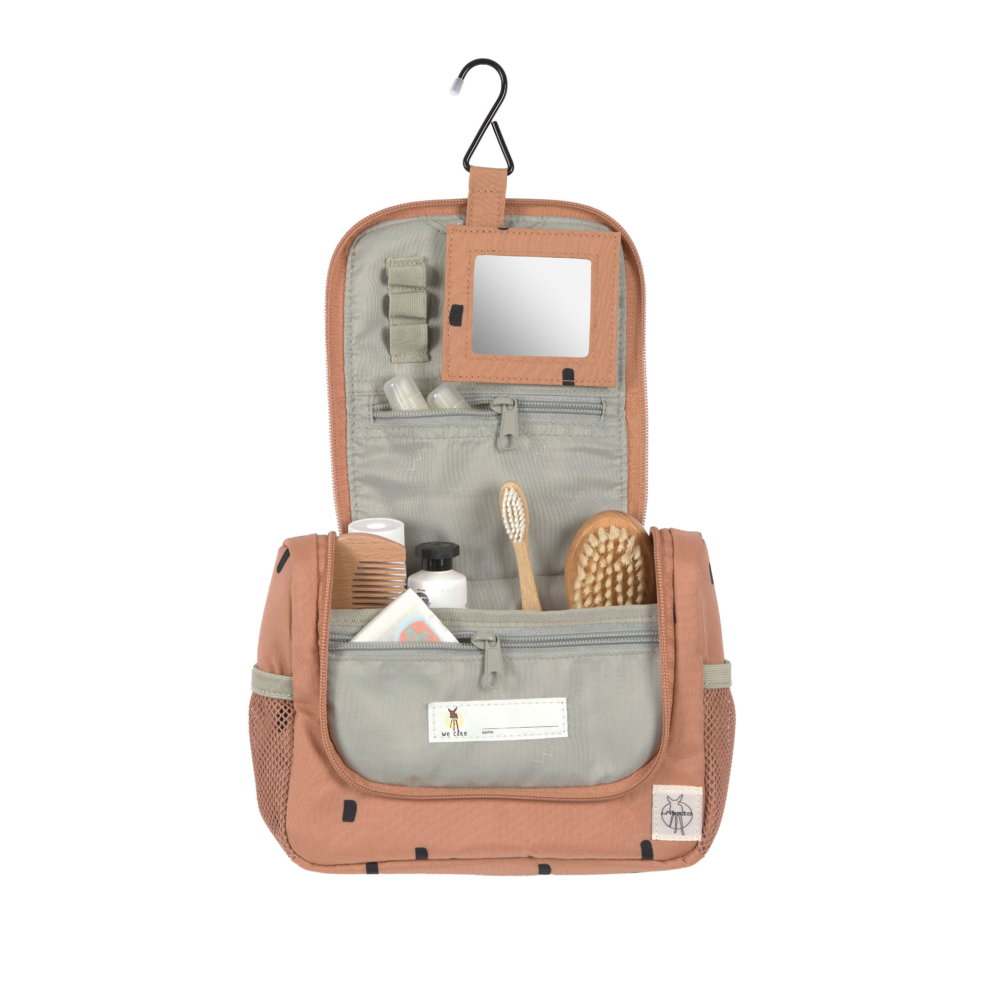 Lässig Mini Washbag Happy Prints caramel - 8