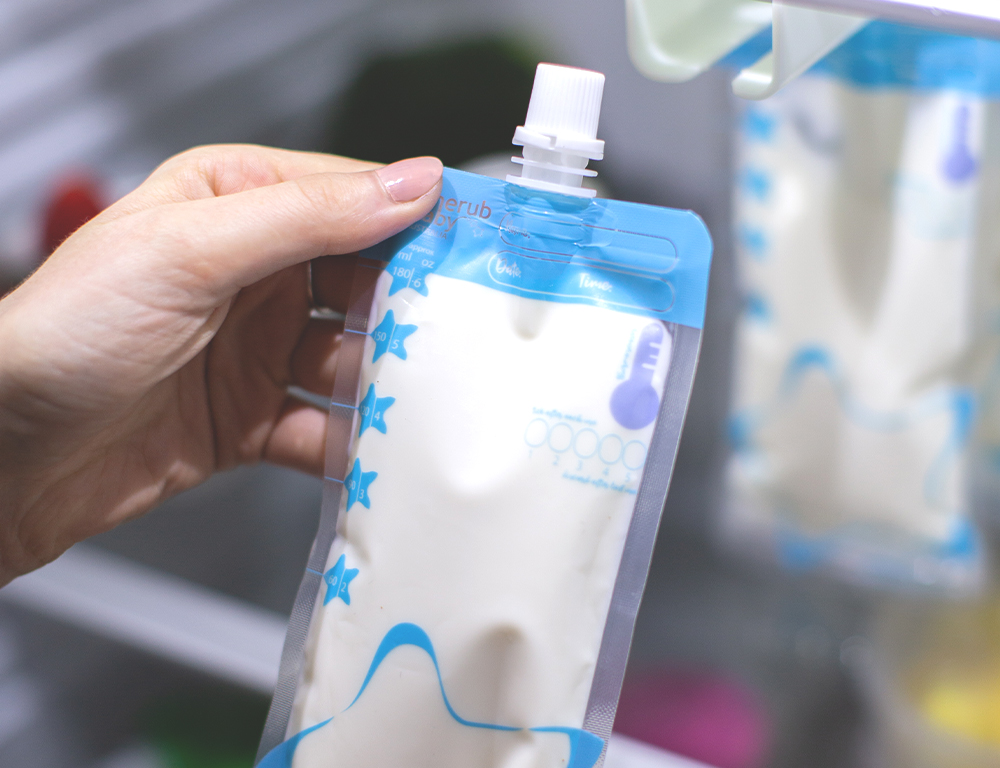 Cherub Baby Mjölkpåse Återanvändningsbar ThermoSensor (10 st) 180ml - 7