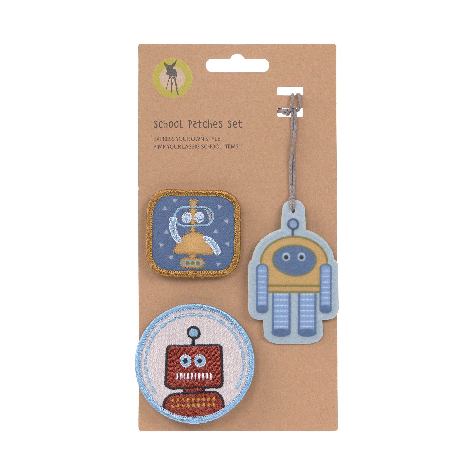 Lässig School Patches Set Robot - 2