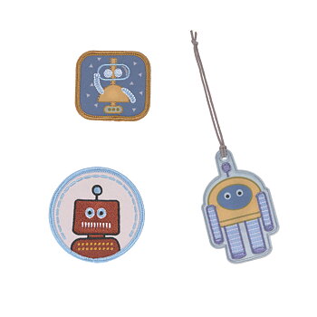 Lässig School Patches Set Robot