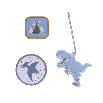 Lässig School Patches Set Dinosaur