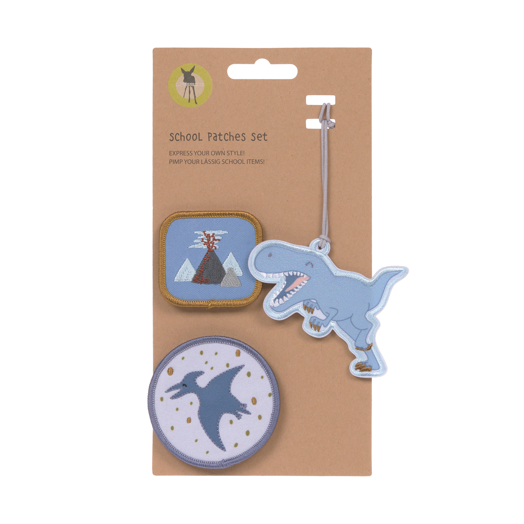 Lässig School Patches Set Dinosaur - 2
