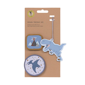 Lässig School Patches Set Dinosaur