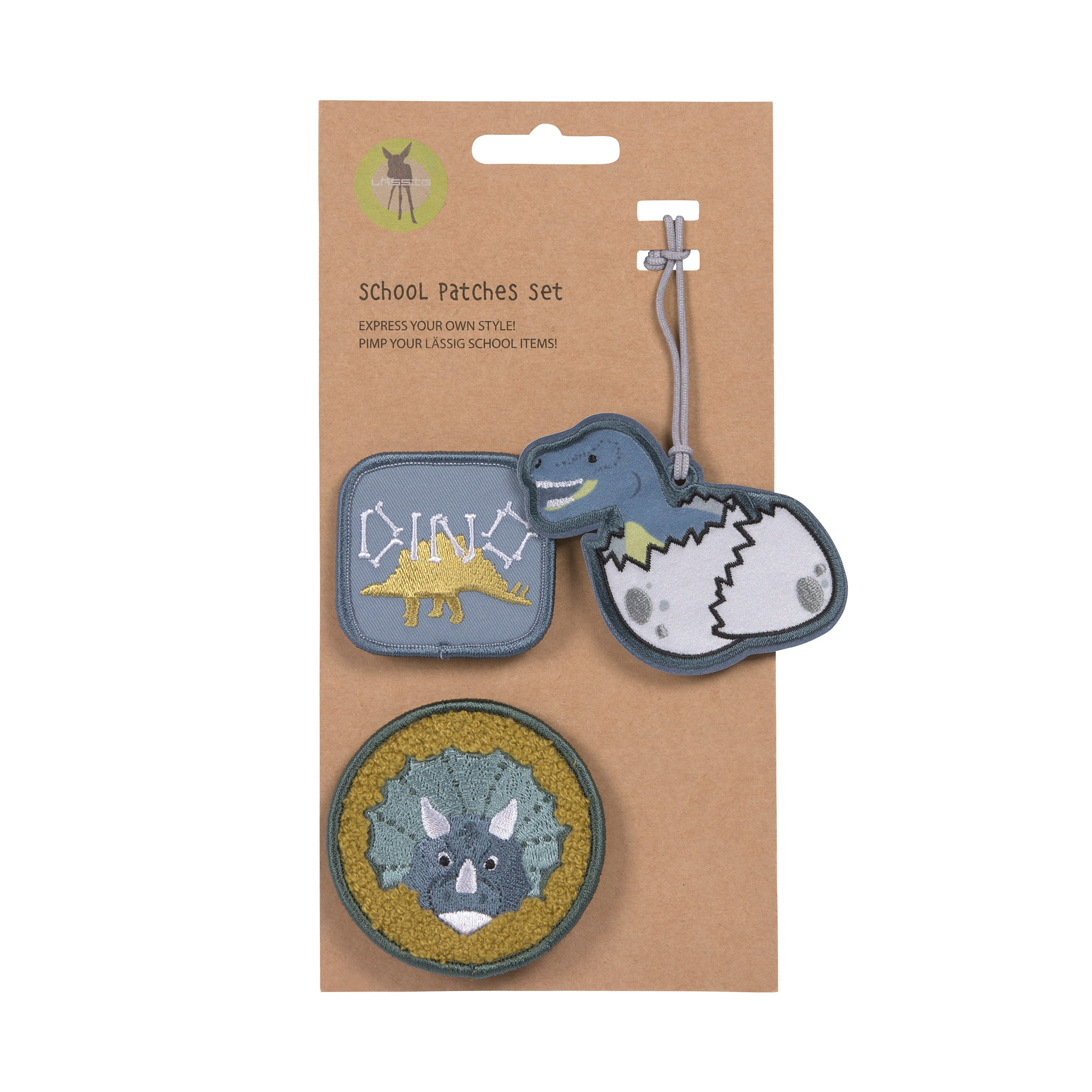 Lässig School Patches Set Jurassic - 2