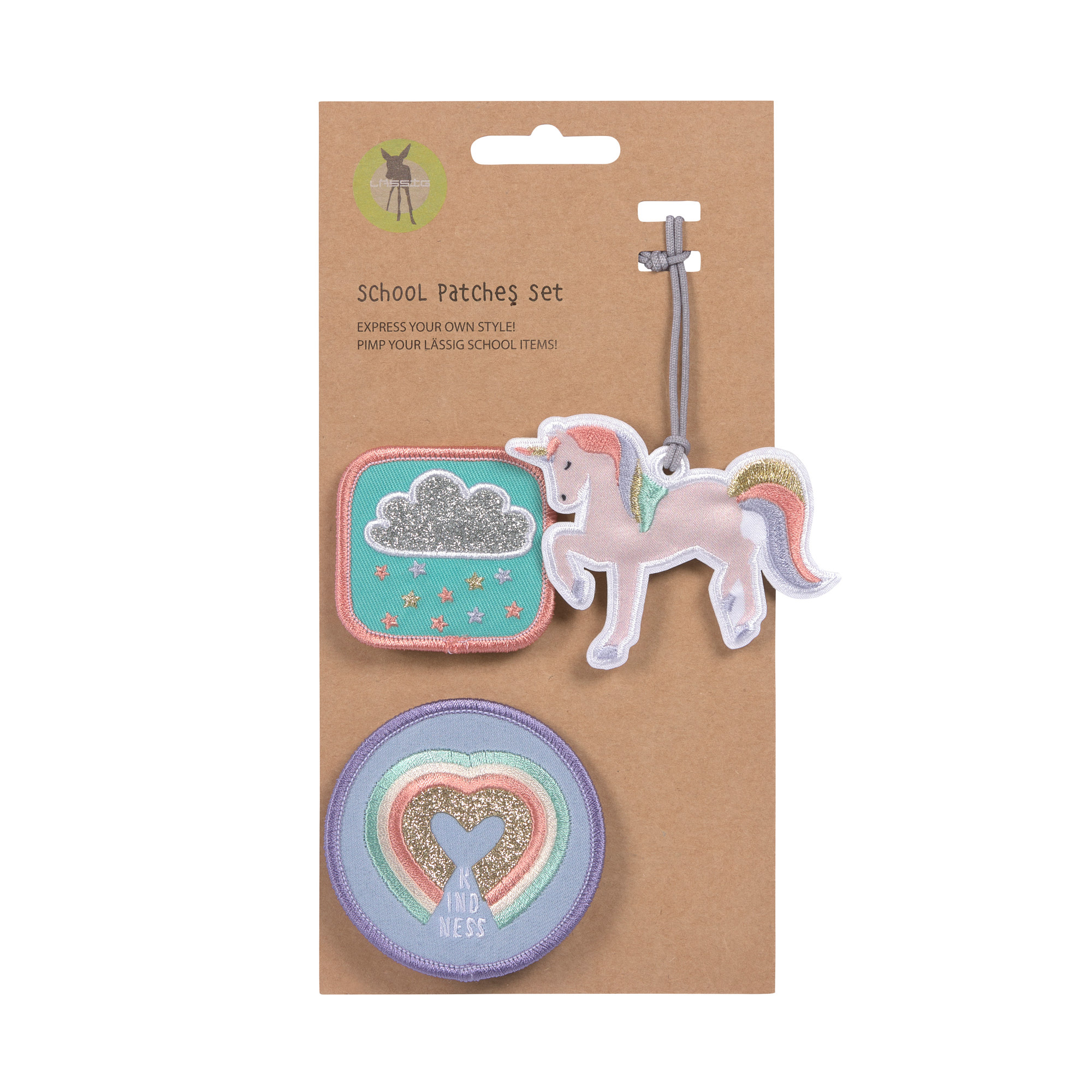 Lässig School Patches Set Unicorn glitter - 2