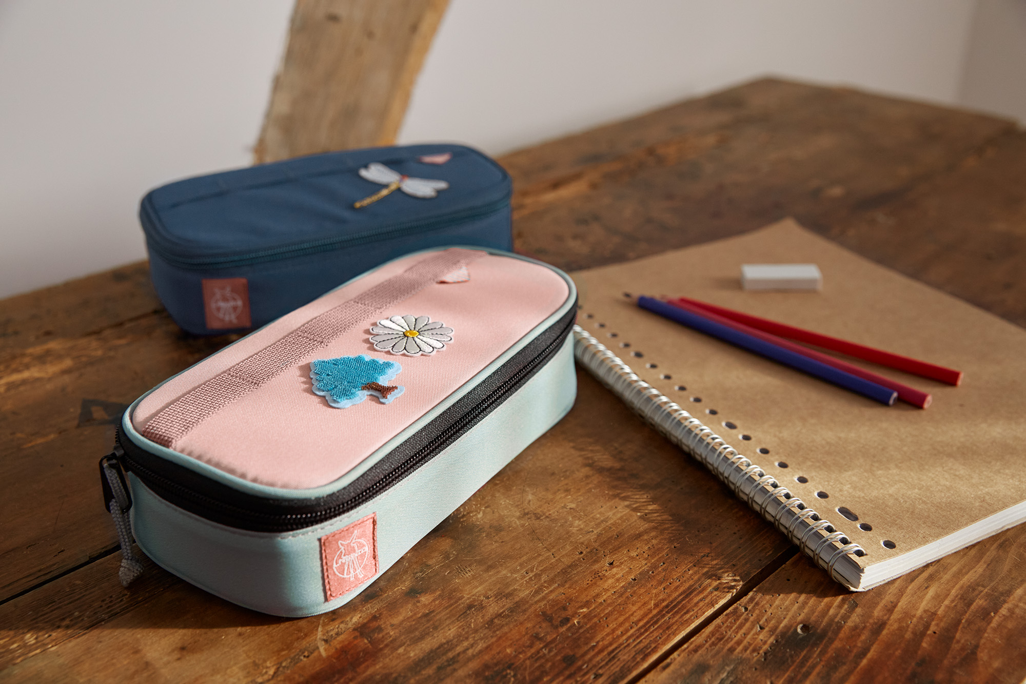 Lässig School Spacy Pencil Case Unique rose/blue/black - 7