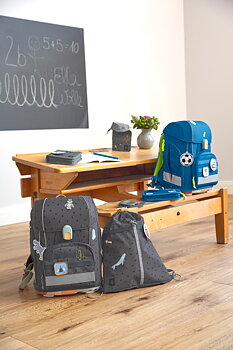Lässig School Set Boxy Unique Speckles anthracite