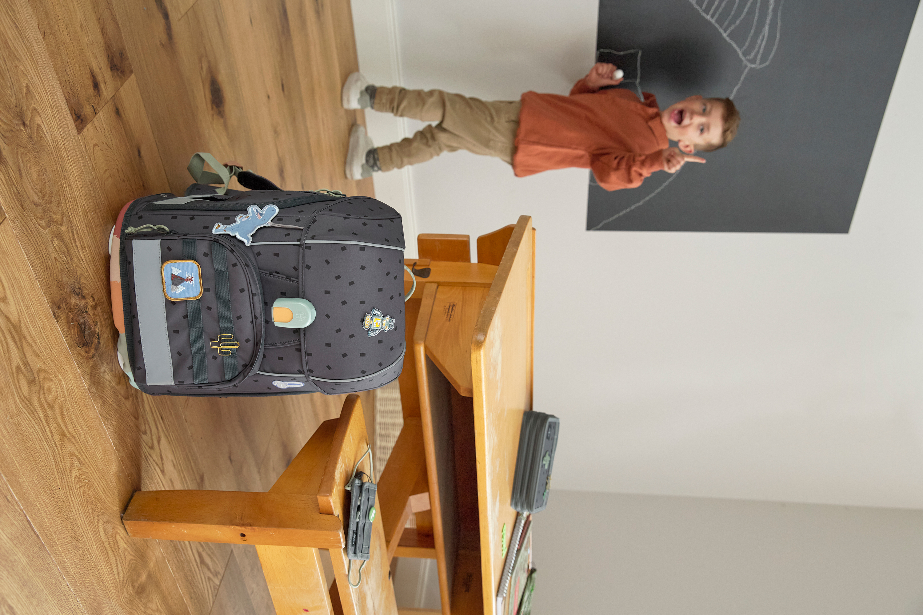 Lässig School Set Boxy Unique Speckles anthracite - 16