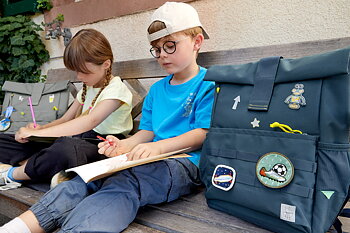 Lässig Medium Rolltop Backpack navy