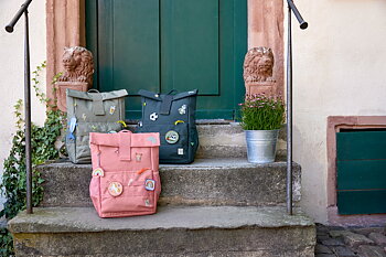 Lässig Medium Rolltop Backpack green