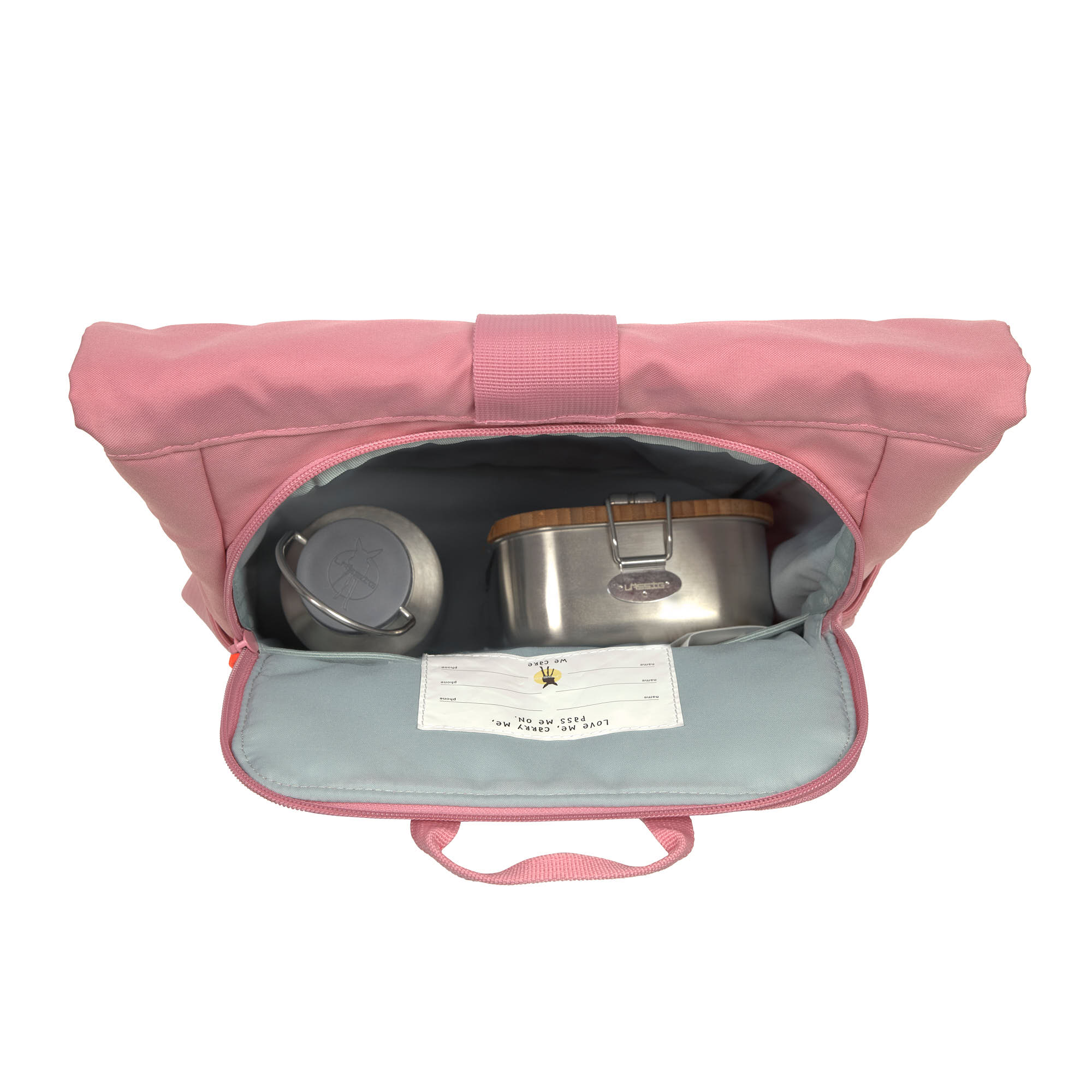 Lässig Medium Rolltop Backpack pink - 12