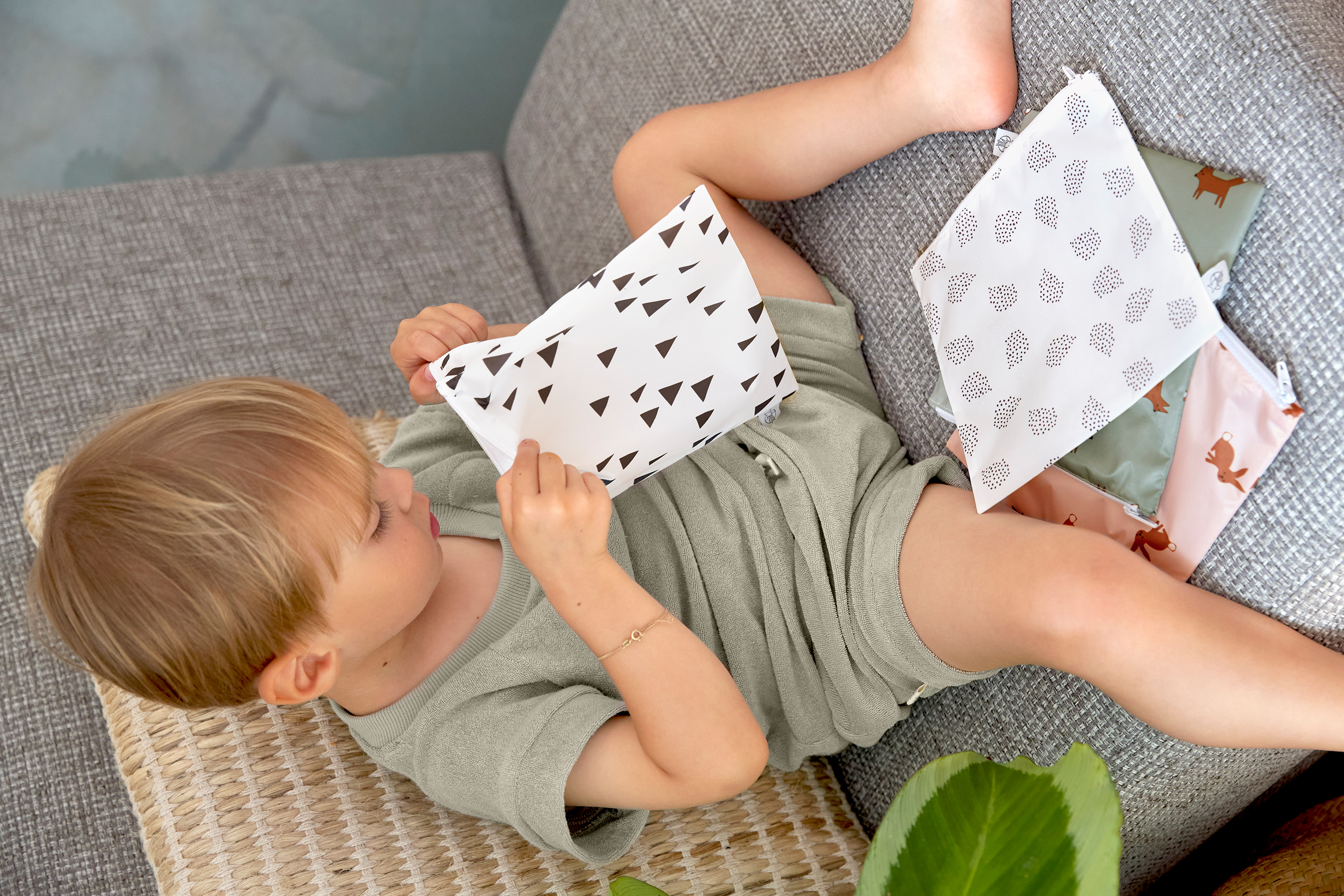 Lässig Snack Bag 2 pcs Little Forest Rabbit - 11