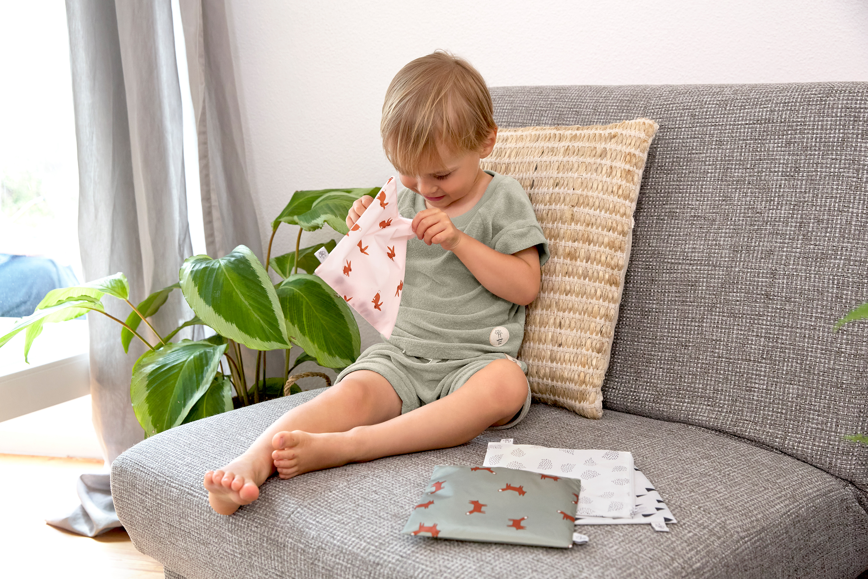Lässig Snack Bag 2 pcs Little Forest Rabbit - 9