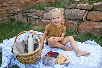 Lässig Lunchbox Stainless Steel Bamboo Garden Explorer