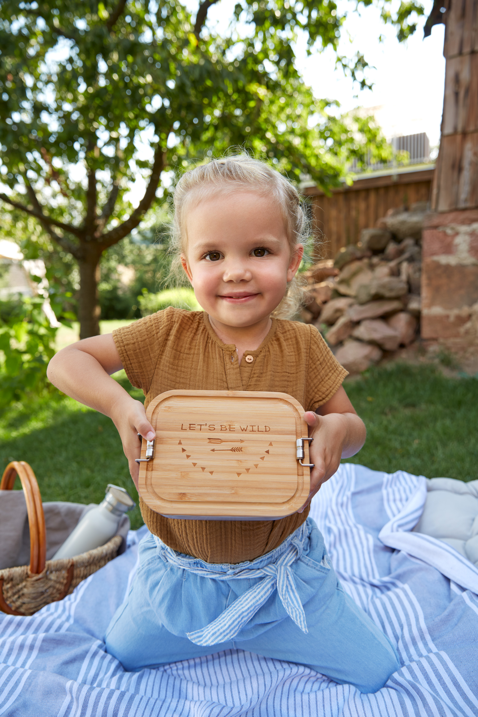 Lässig Lunchbox Stainless Steel Bamboo Garden Explorer - 14