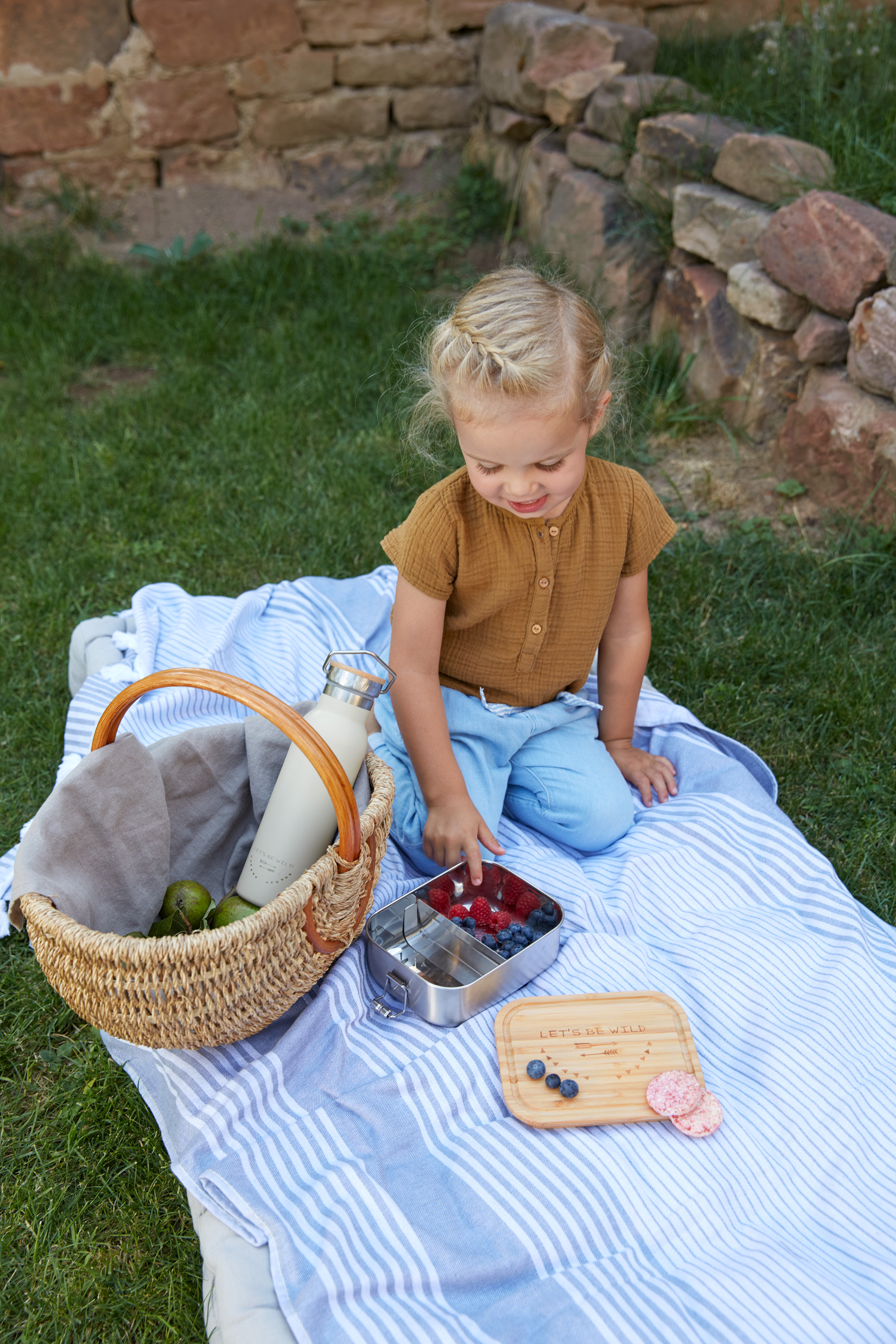 Lässig Lunchbox Stainless Steel Bamboo Garden Explorer - 2