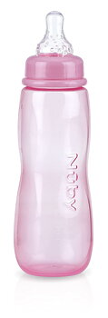 Nûby SN 150ml medium flow Bottle Rosa
