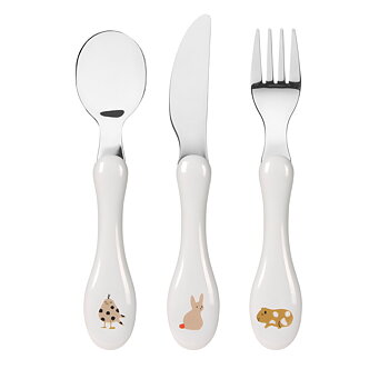 Lässig Cutlery 3 pcs Little Mateys spicy orange