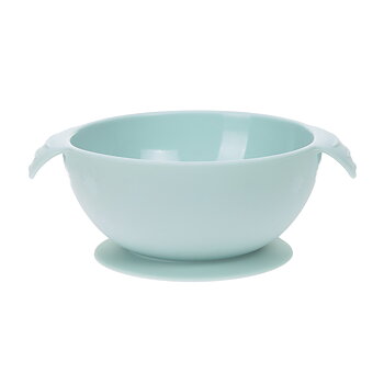 Lässig Bowl Silicone blue with suction pad