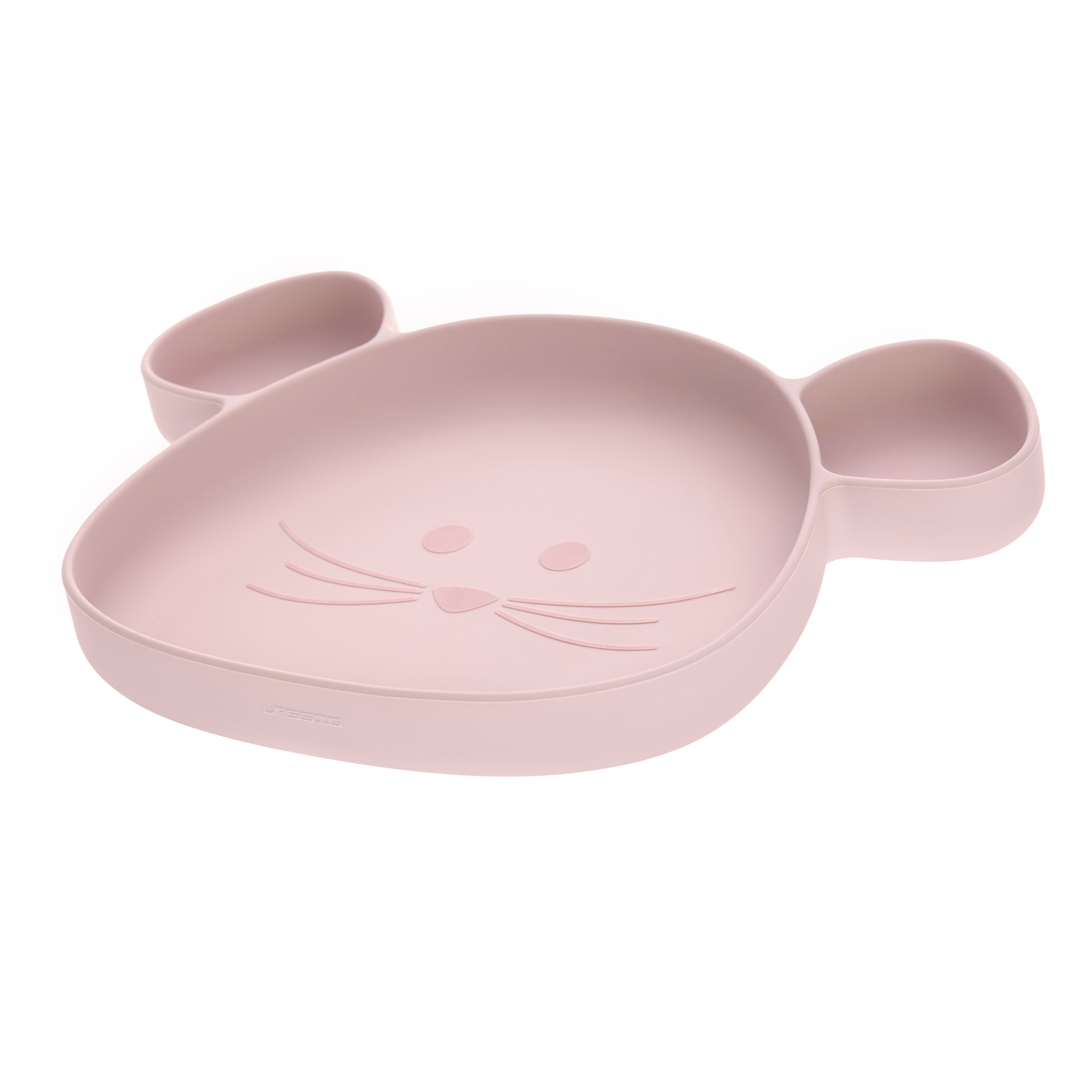 Lässig Section Plate Silicone Little Chums Mouse rose