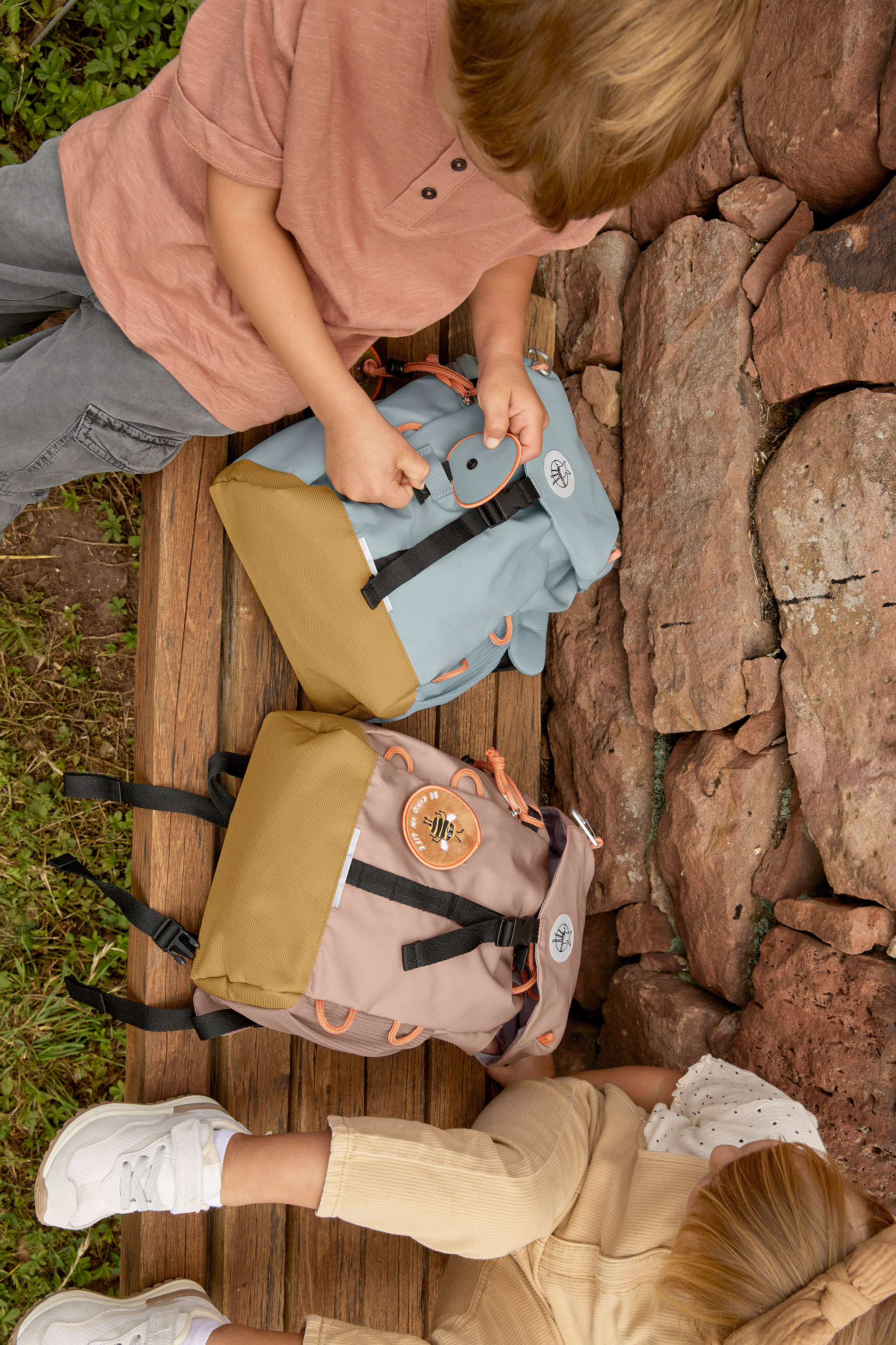 Lässig Mini Outdoor Backpack Nature Light Blue - 12