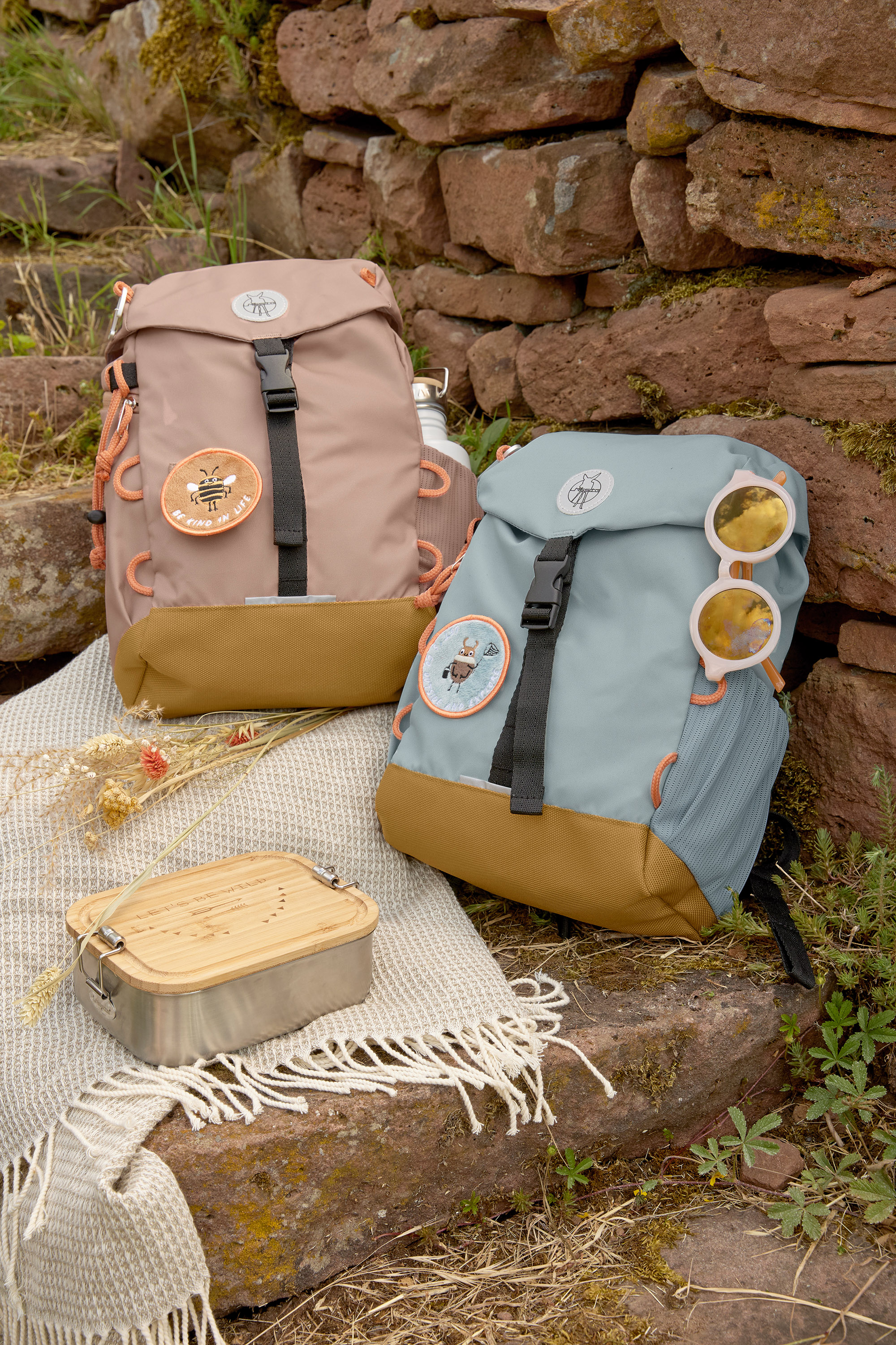 Lässig Mini Outdoor Backpack Nature Light Blue - 11