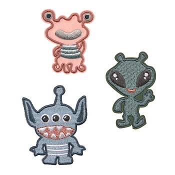 Lässig Textile Woven Sticker Stick on Monster