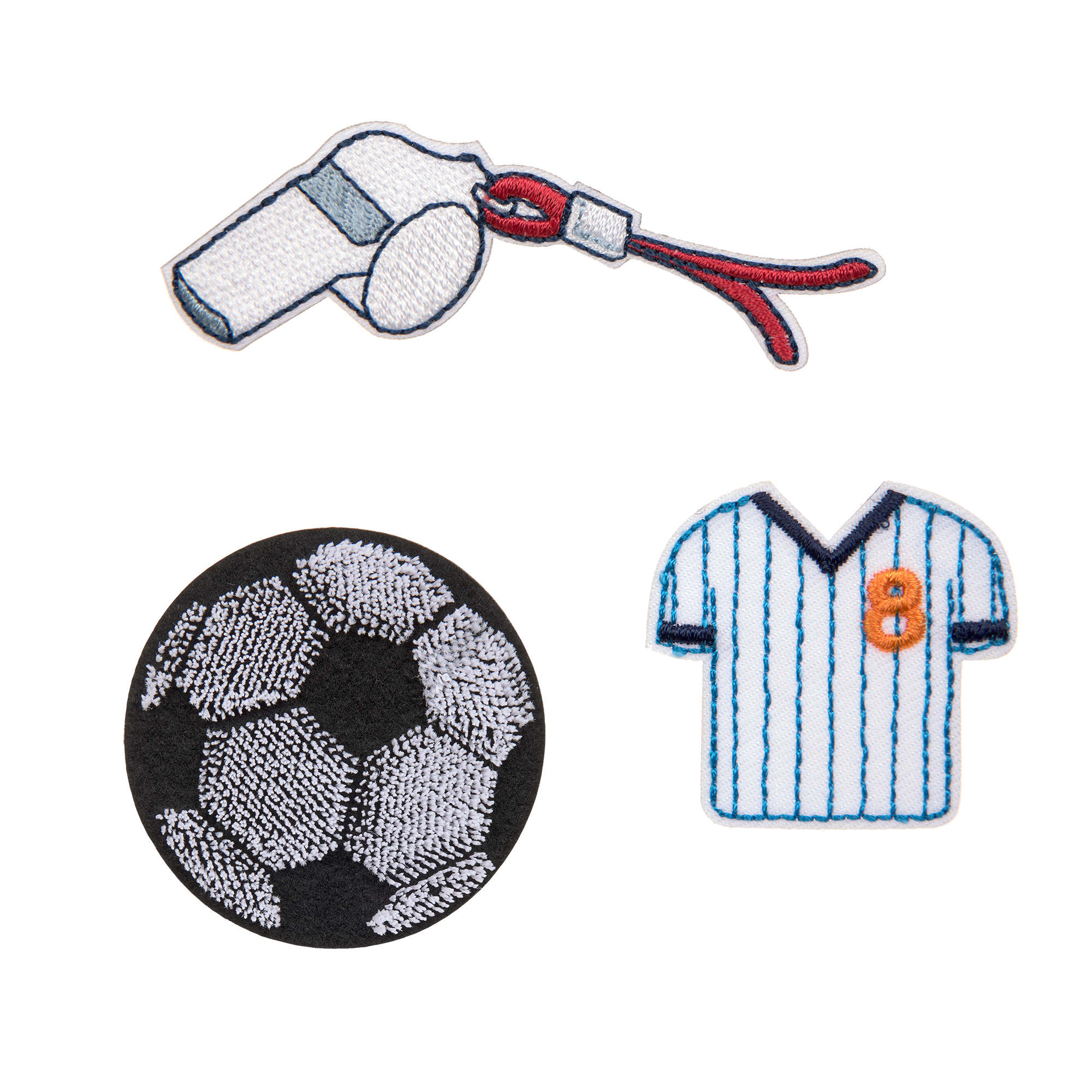 Lässig Textile Woven Sticker Stick on Football