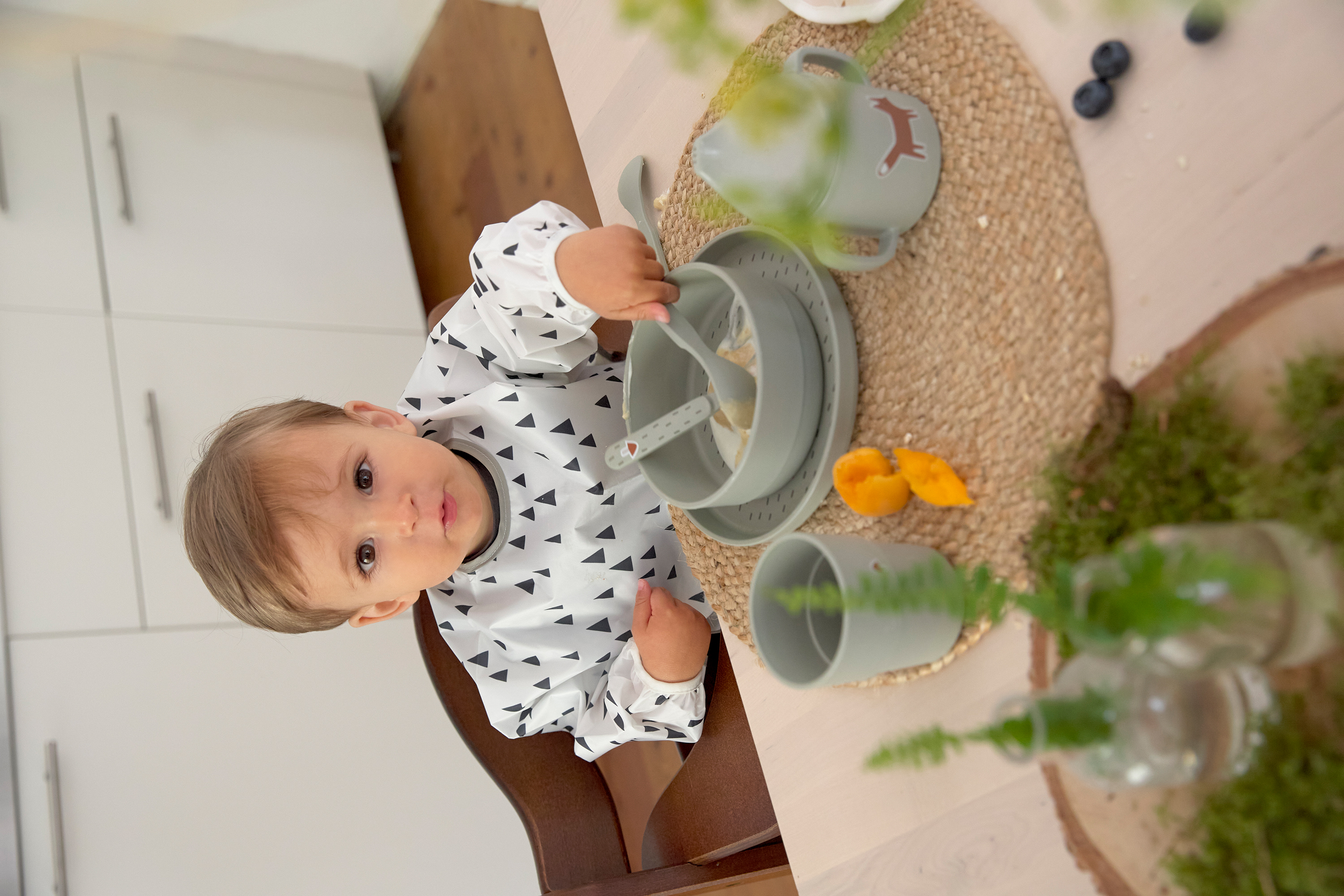 Lässig Dish Set PP/Cellulose Little Forest Fox (Plate, Bowl, Mug, Spoon) - 4