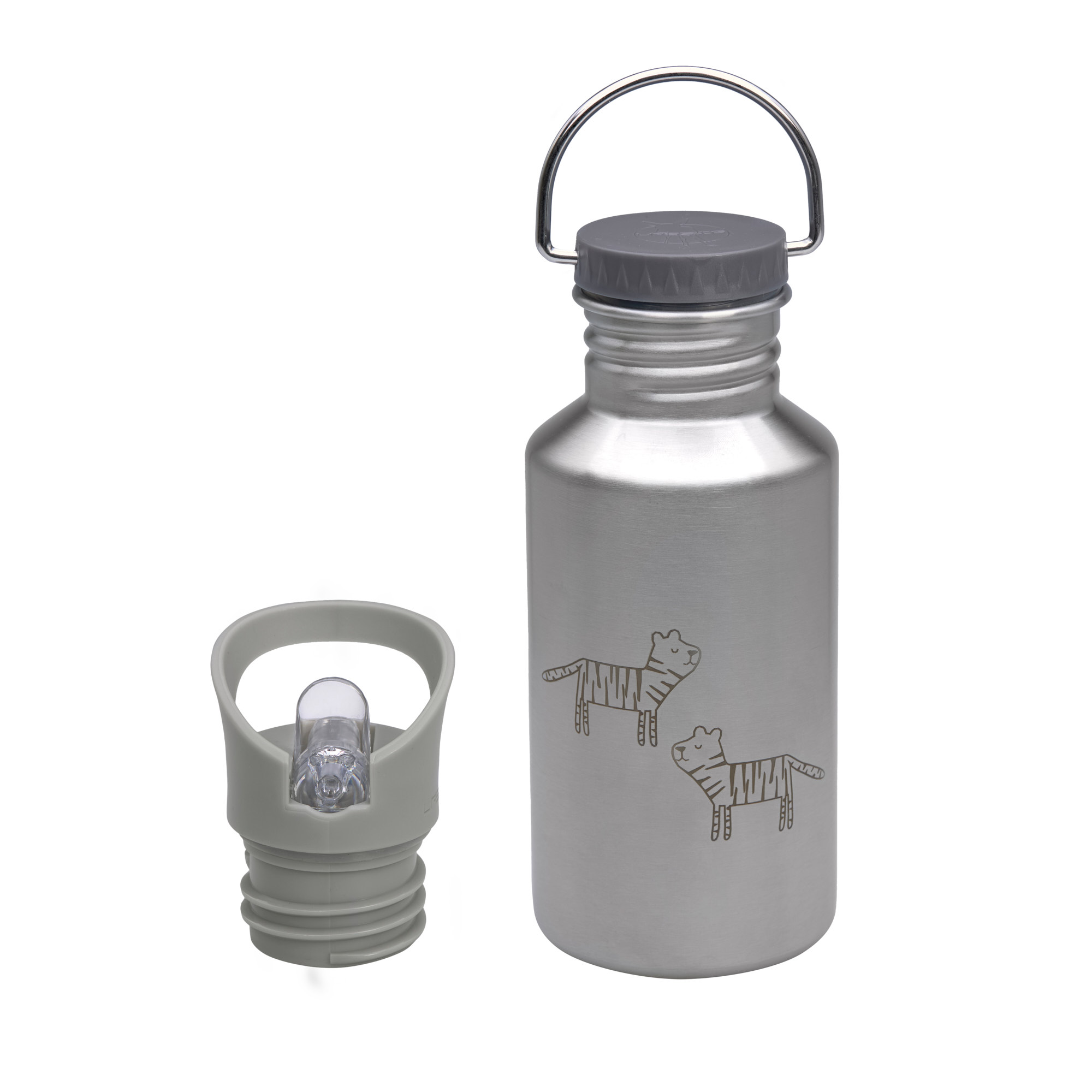 Lässig Vattenflaska Bottle Stainless Steel Safari Tiger