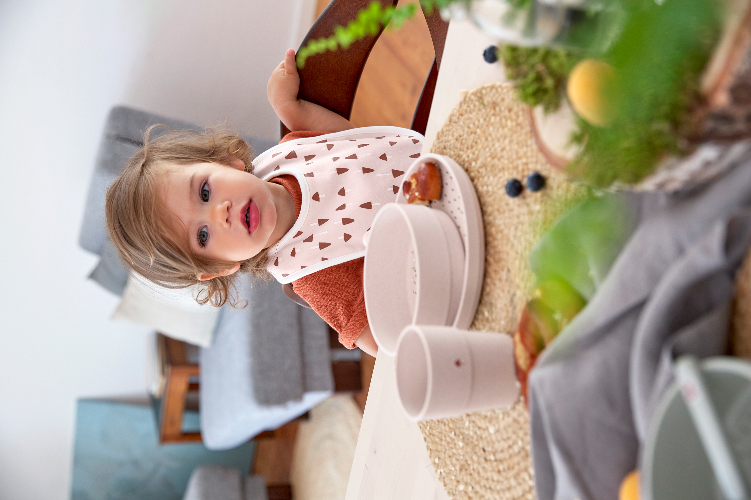 Lässig Dish Set PP/Cellulose Little Forest Rabbit (Plate, Bowl, Mug, Spoon) - 8