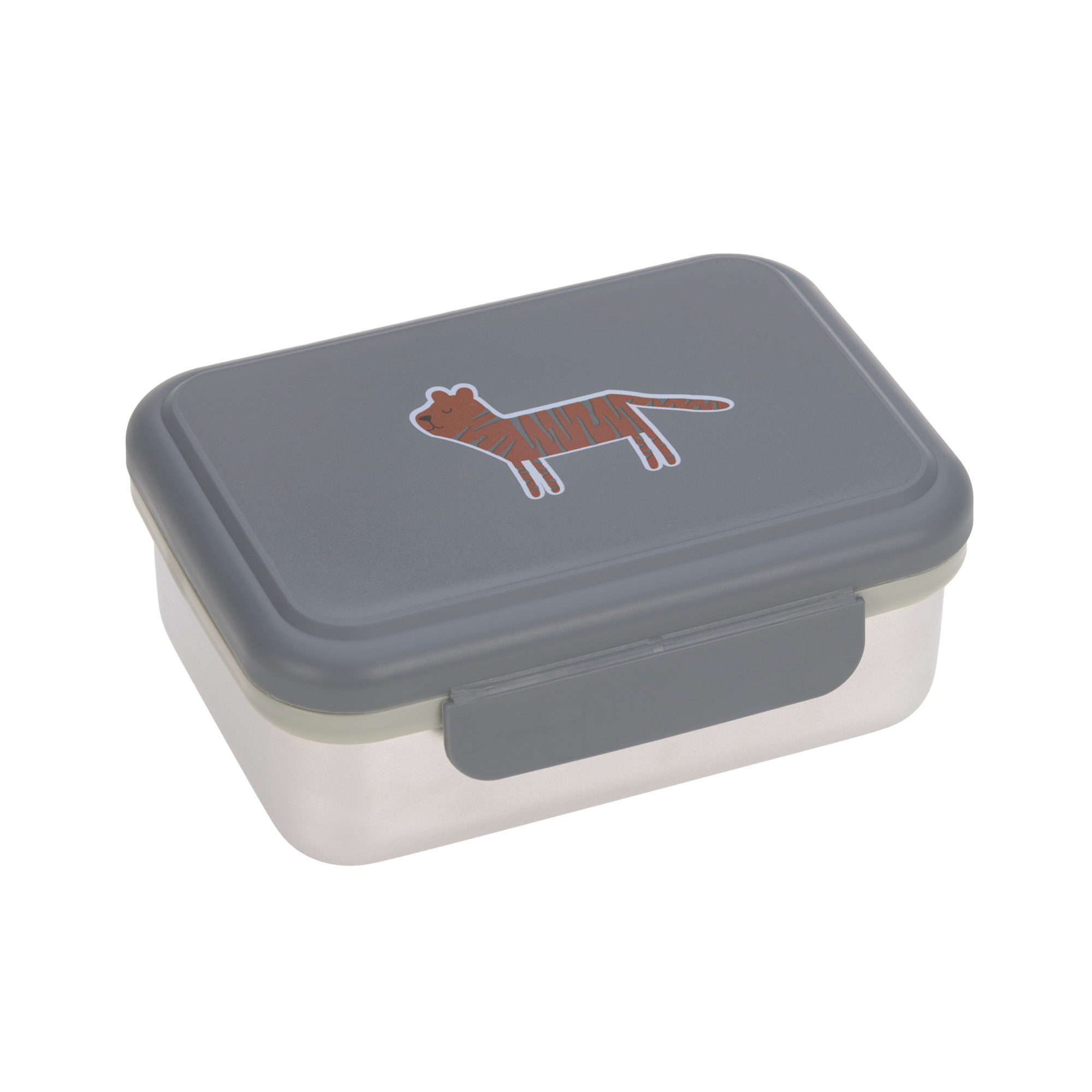 Lässig Lunchbox Stainless Steel Safari Tiger