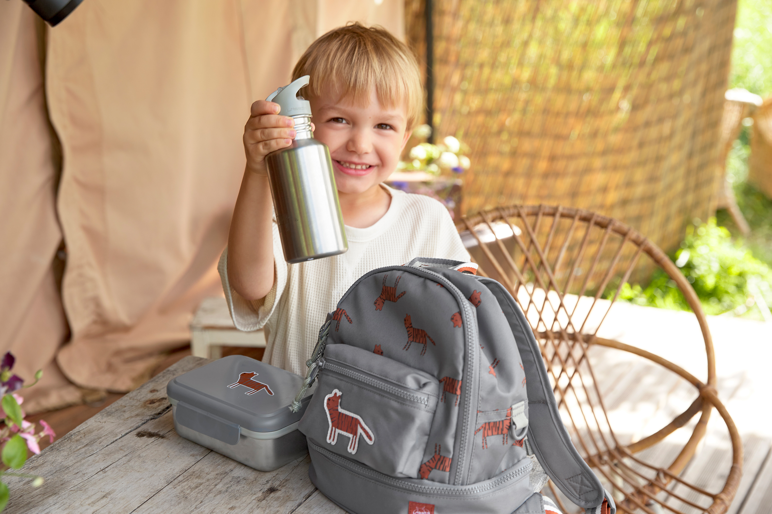 Lässig Lunchbox Stainless Steel Safari Tiger - 8