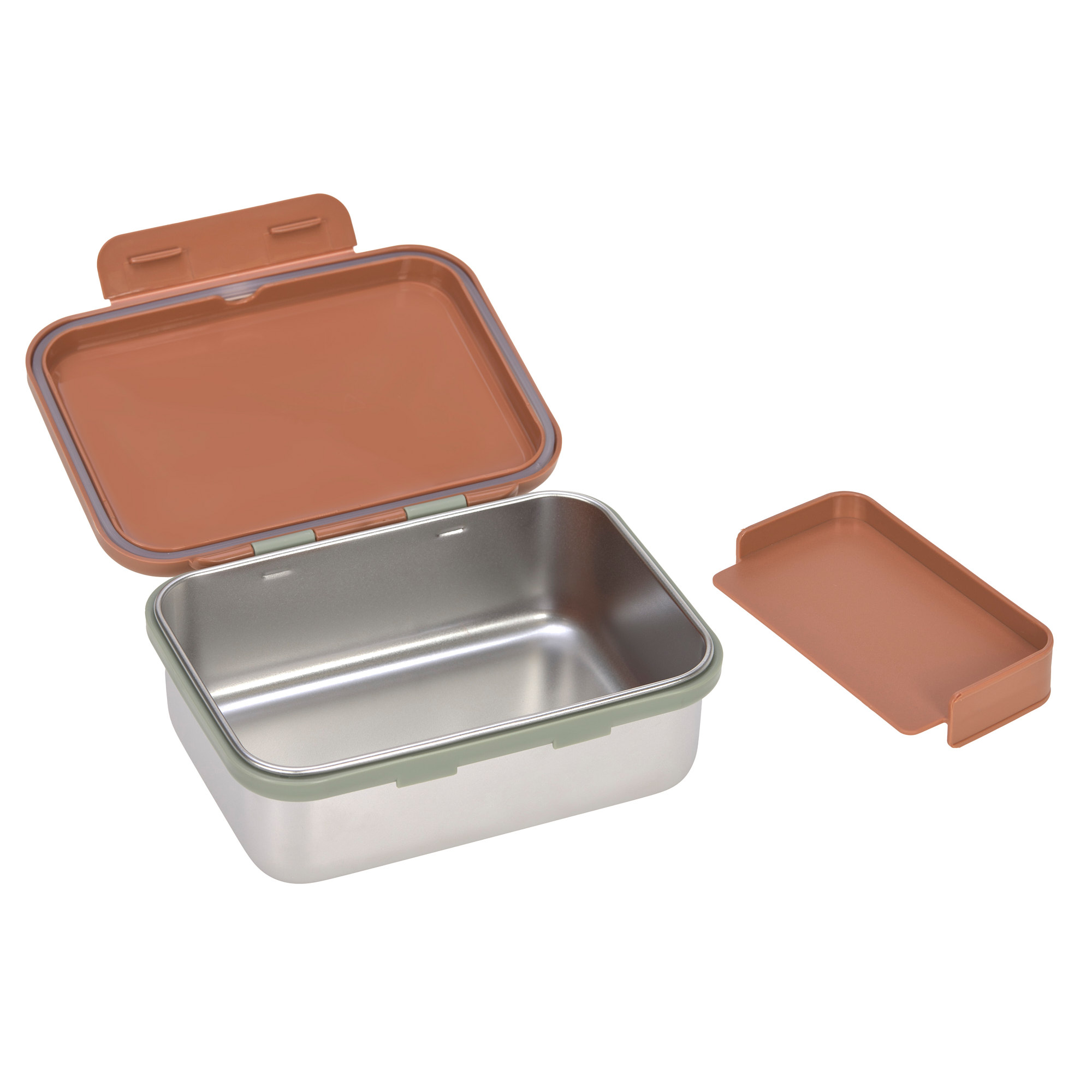 Lässig Lunchbox Stainless Steel Happy Prints Caramel - 4