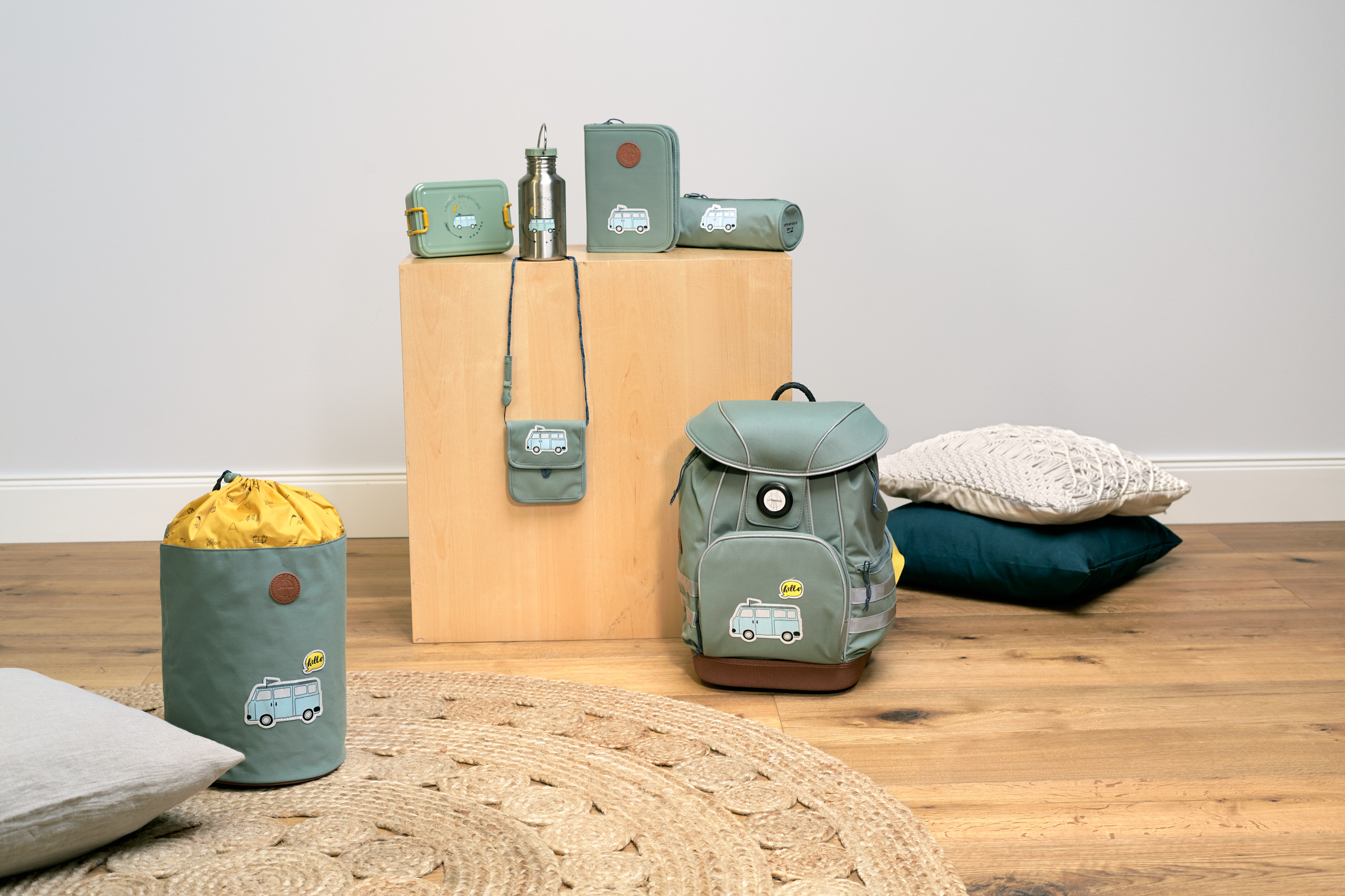 Lässig Lunchbox Stainless Steel Adventure Bus - 9