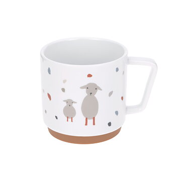 Lässig Cup S Porcelain/Silicone Tiny Farmer Sheep/Goose