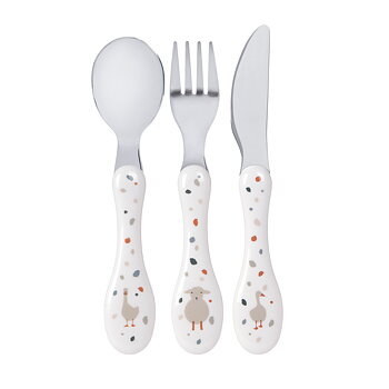 Lässig Bestick 3p Tiny Farmer Sheep/Goose