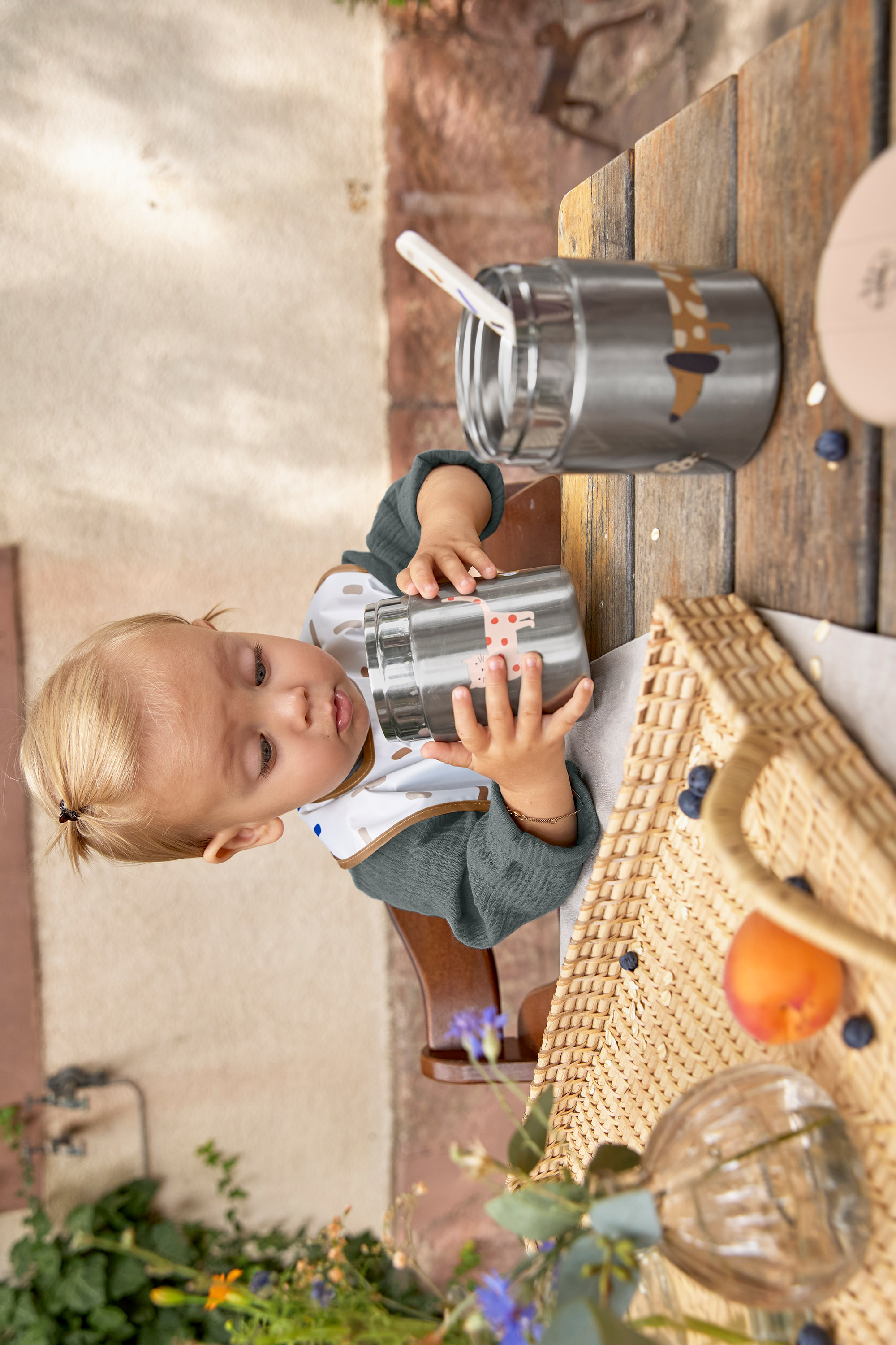 Lässig Food Jar Little Mateys Royal Blue - 12
