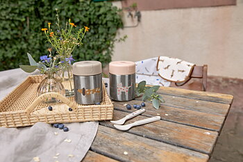 Lässig Food Jar Little Mateys Royal Blue