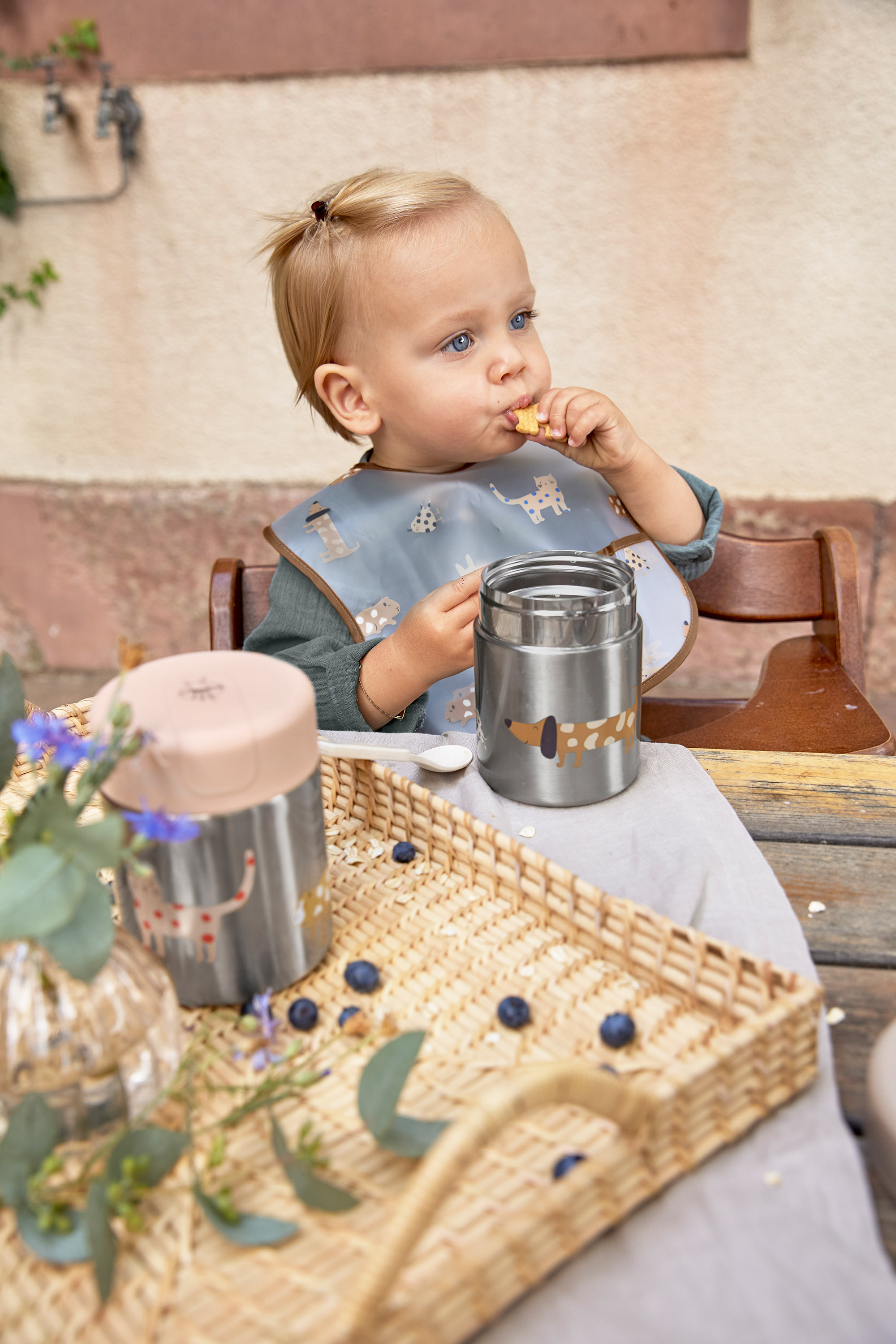 Lässig Food Jar Little Mateys Royal Blue - 9