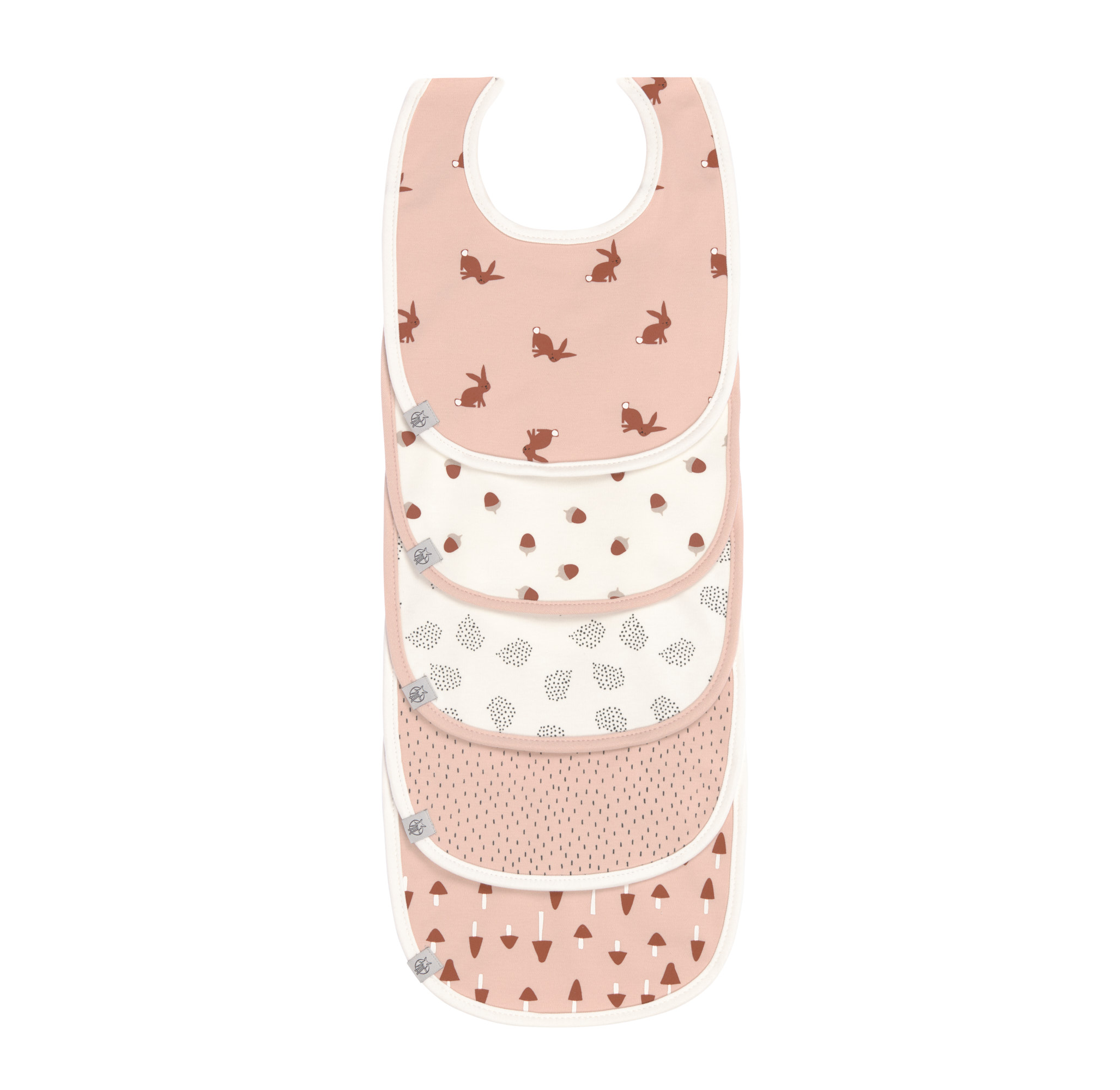 Lässig Value Pack Bib 5 pcs assorted Little Forest Rabbit - 2