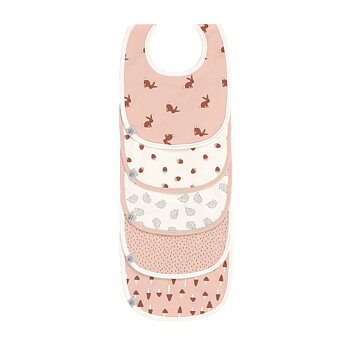 Lässig Value Pack Bib 5 pcs assorted Little Forest Rabbit