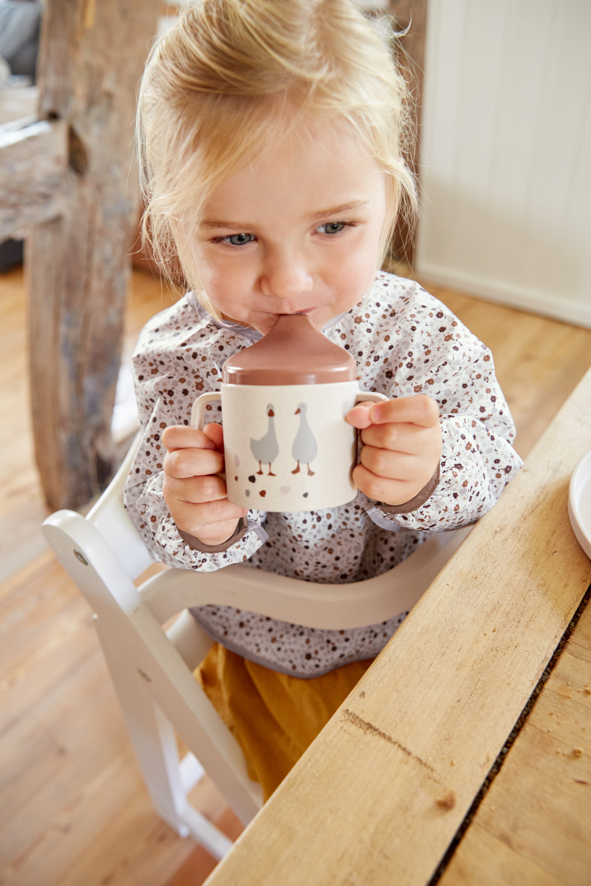 Lässig Sippy Cup PP/Cellulose Tiny Farmer Sheep/Goose Nature - 5