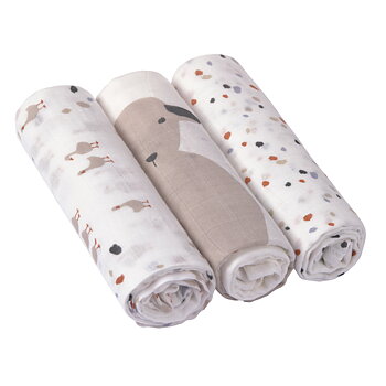 Lässig Heavenly soft Swaddle L Tiny Farmer Speckles