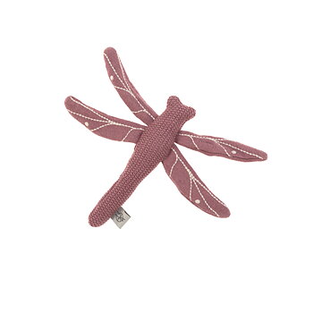 Lässig Knitted Toy with rattle/crackle Garden Explorer Dragon-Fly Red