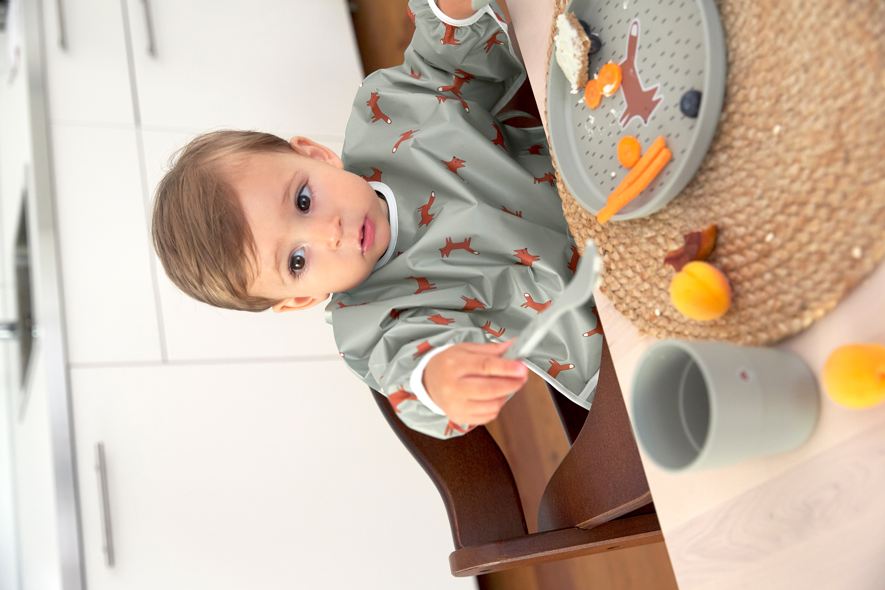 Lässig Long Sleeve Bib 2 pcs ass. Little Forest Fox 6-24 months - 7